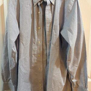 Brooks Brothers Classic Blue Striped Shirt